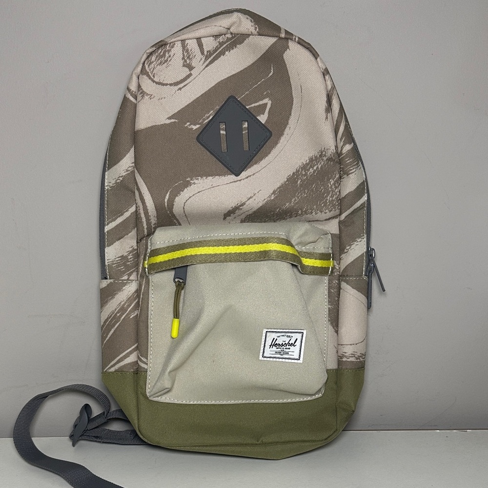 Herschel Supply Company Gray and Olive Backpack